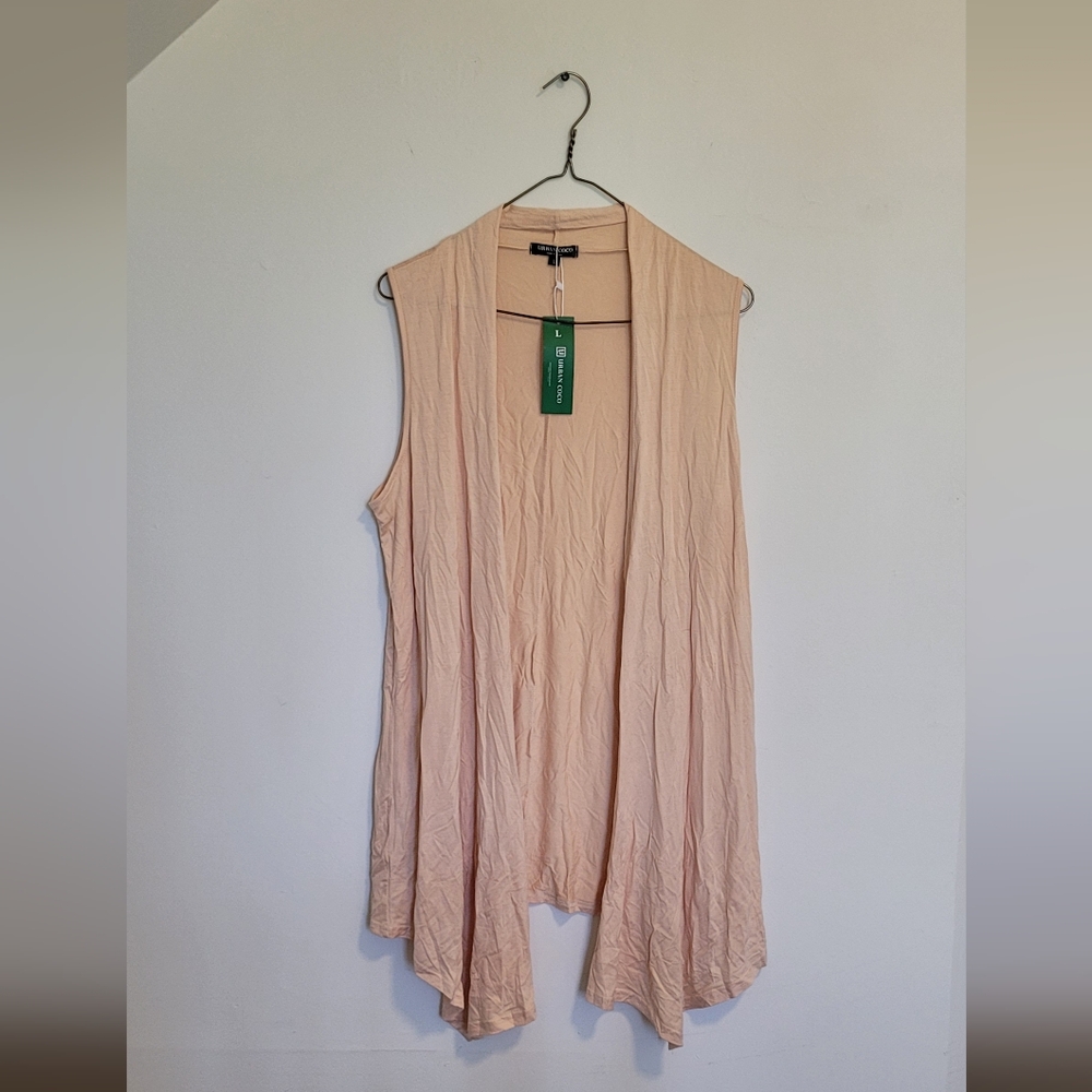 Stretchy Sleeveless Cardigan - Picture 8 of 8